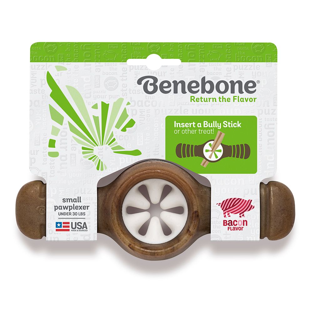 Benebone Pawplexer Chew: Bacon, Size: Small