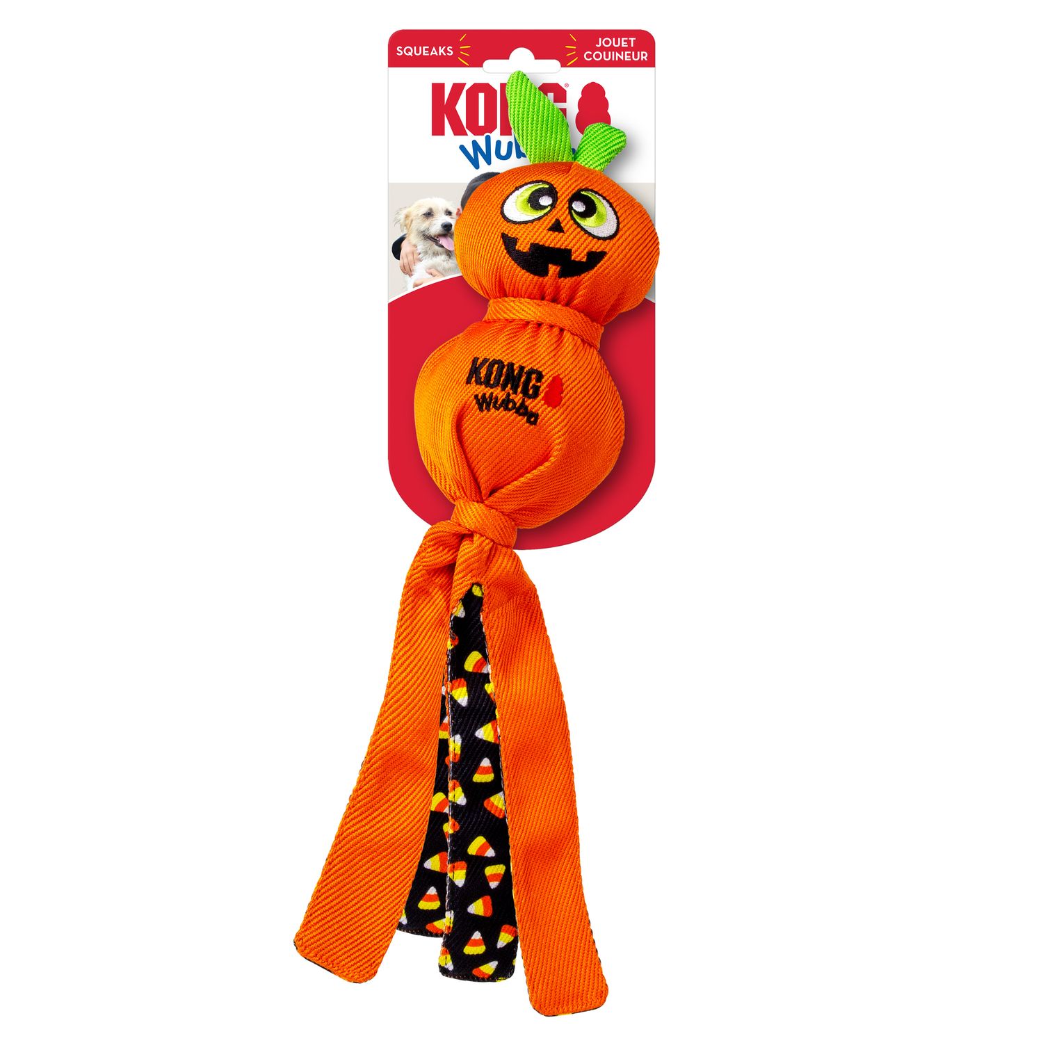 Kong Halloween Wubba: Pumpkin, L
