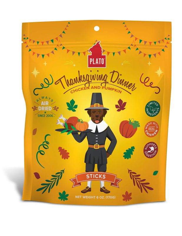 Plato Thanksgiving Dinner: Pumpkin Spice Sticks Chicken, 5 oz