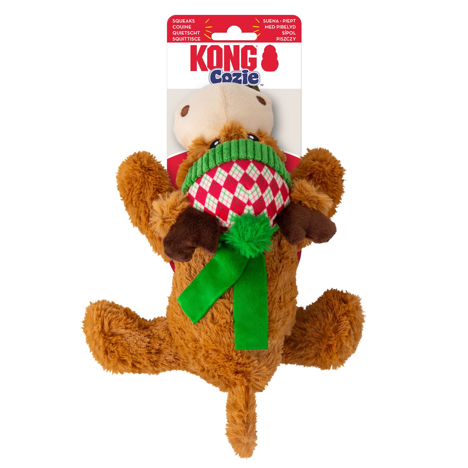 Kong Holiday Cozie: Reindeer, M