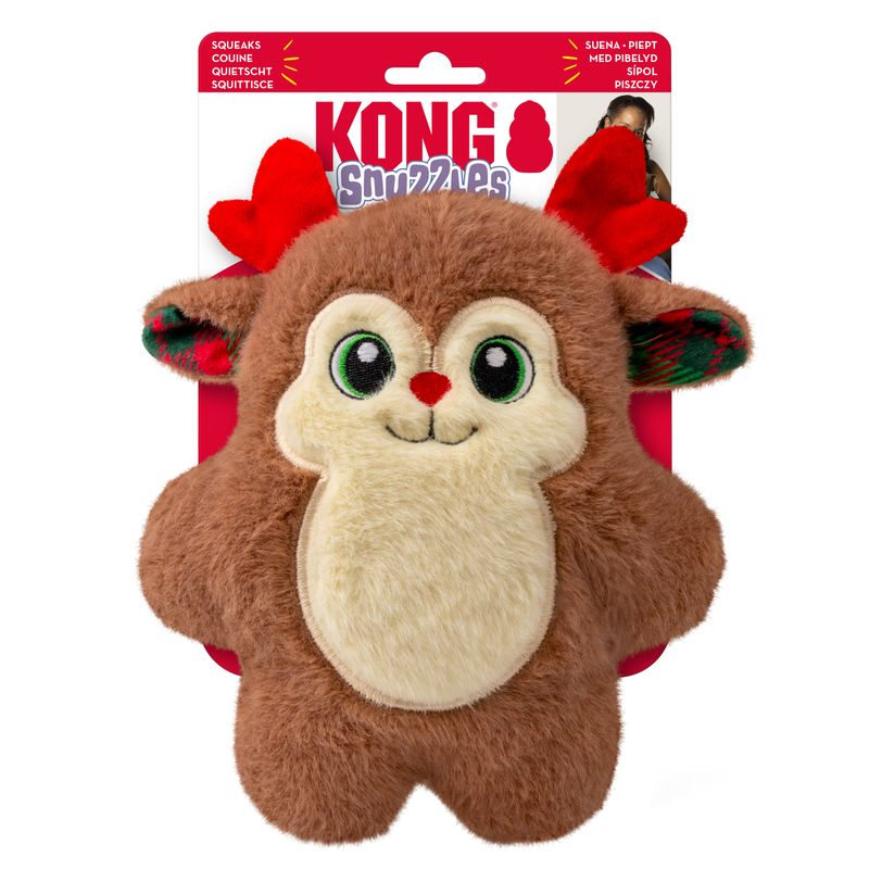 Kong Holiday Snuzzles: Reindeer, M