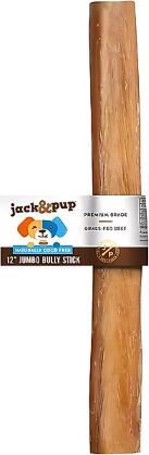 Jack &amp; Pup Bully Stick: 12 inch, Jumbo