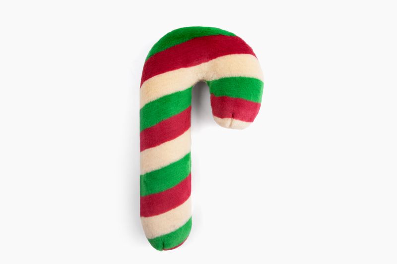 Fluff &amp; Tuff: Red, White, Green Candy Cane, XL