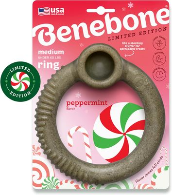 Benebone Ring Chew: Peppermint Medium
