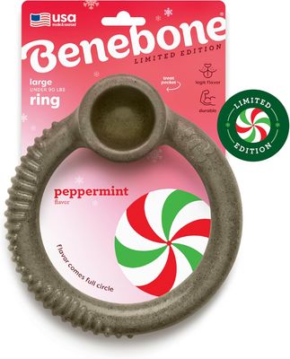 Benebone Ring Chew: Peppermint Large