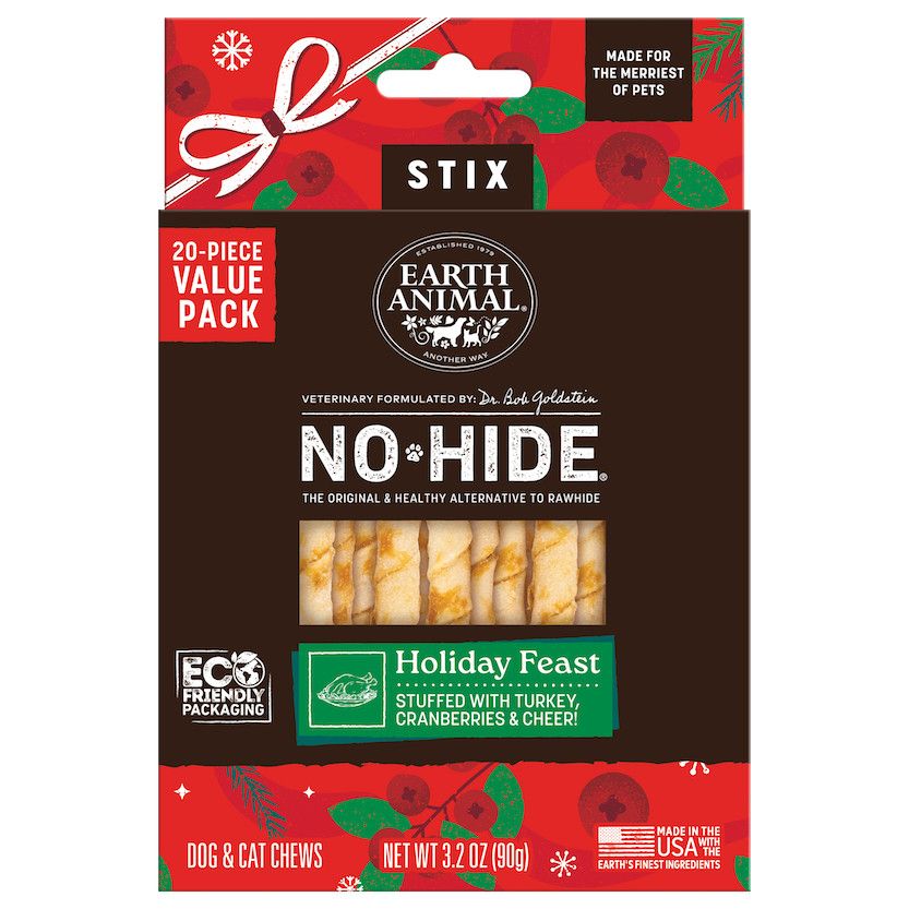 Earth Animal No Hide Stix Holiday Feast 20 pack
