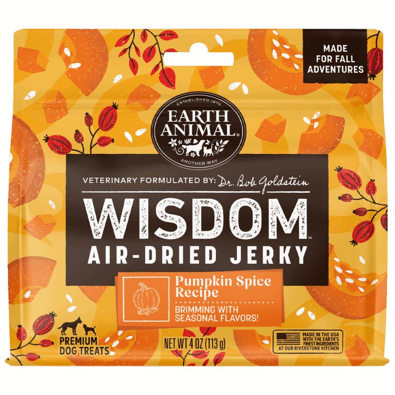 Earth Animal Wisdom: Jerky Pumpkin Spice, 4 oz