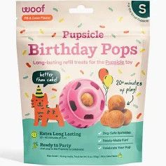 Woof Pupsicle B-Day Pops: PB &amp; Cake, S