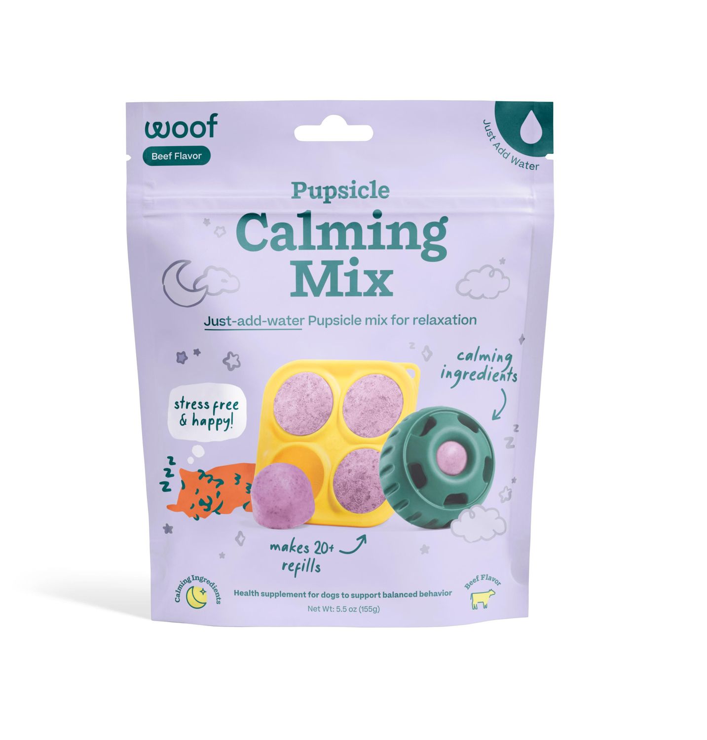 Woof Pupsicle Mix: Calming, 5.5oz