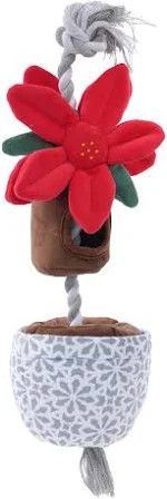 Tall Tails: Tug &amp; Treat Poinsettia, 16 in