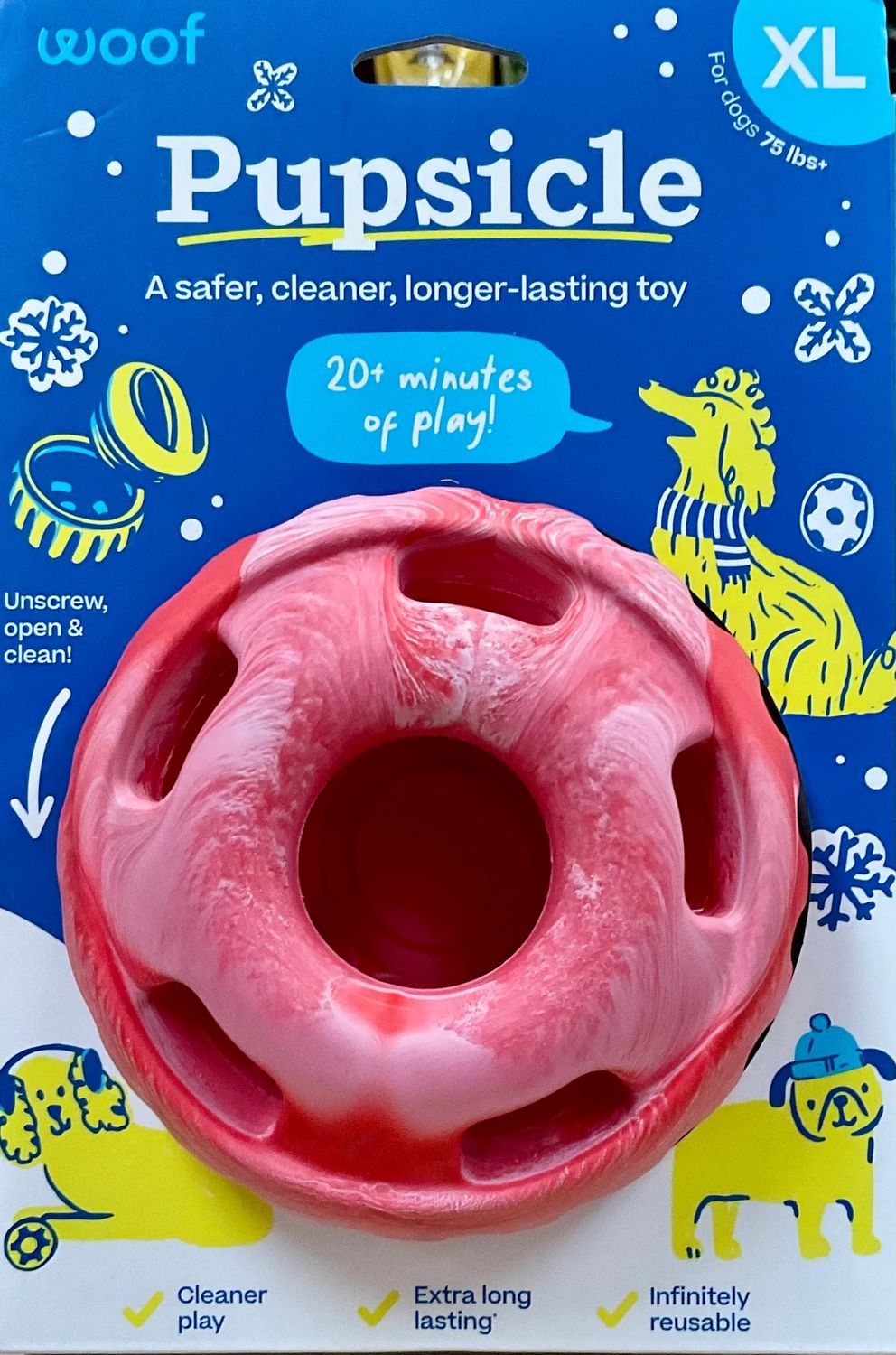 Woof Pupsicle: Holiday, XL