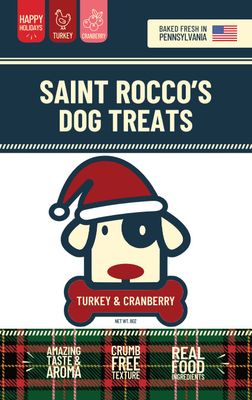 Saint Rocco's Treats: Turkey & Cranberry, 8oz