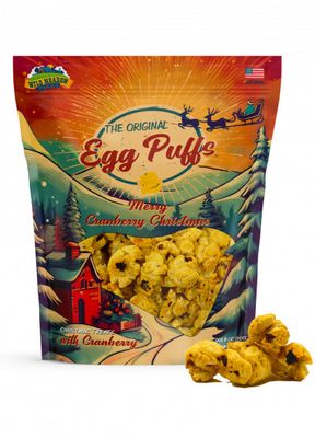 Wild Meadow Farms Holiday Egg Puffs: Cranberry, 1 oz