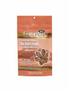 Real Meat Jerky Treats: Venison, Size: 4 oz
