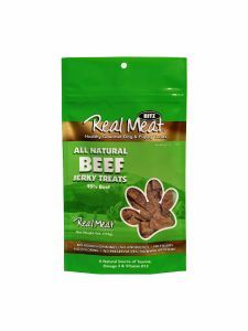 Real Meat Jerky Treats: Beef, Size: 4 oz