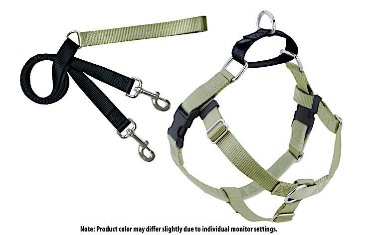 Freedom No-Pull Harness: Tan, Size: 1" Medium