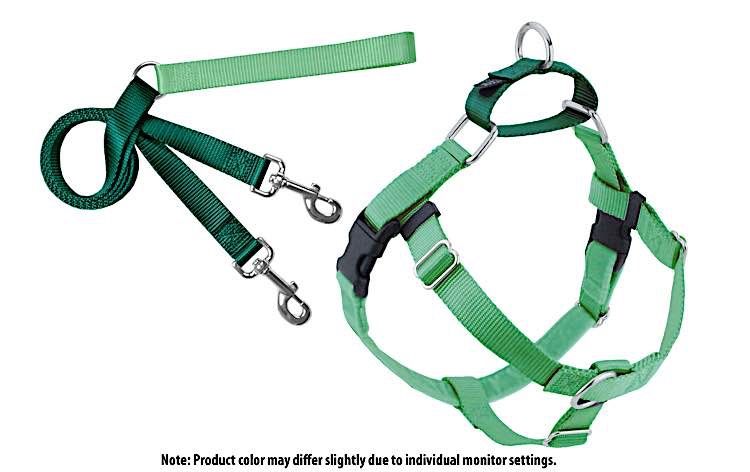 Freedom No-Pull Harness: Neon Green Freedom No-Pull Harness: Neon Green, Size: 1" Medium