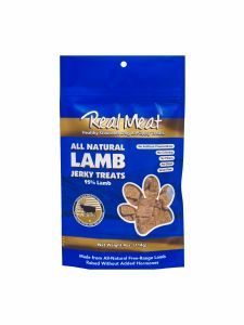 Real Meat Jerky Treats: Lamb, Size: 4 oz