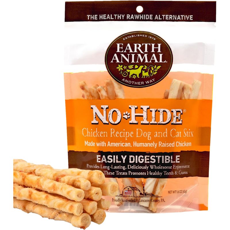 Earth Animal No Hide Stix Chicken 10 pack