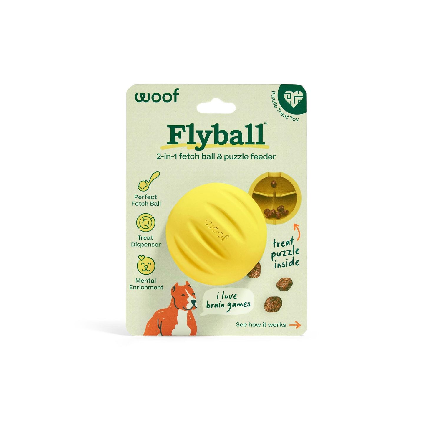 Woof: Flyball, Yellow