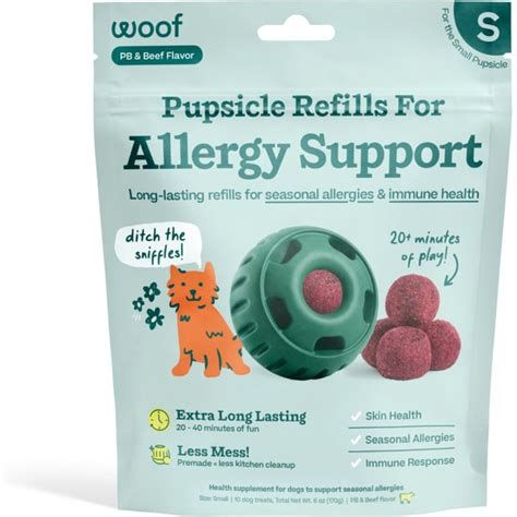 Woof Pupsicle Wellness Pops: Allergy Support, S