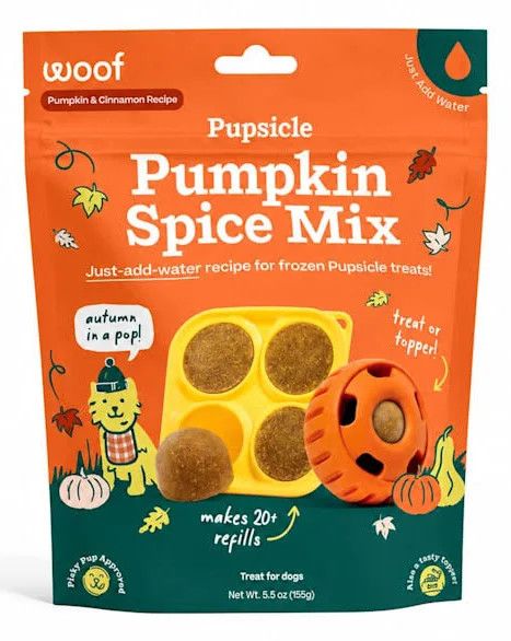 Woof Pupsicle Mix: Pumpkin Spice, 5.5oz