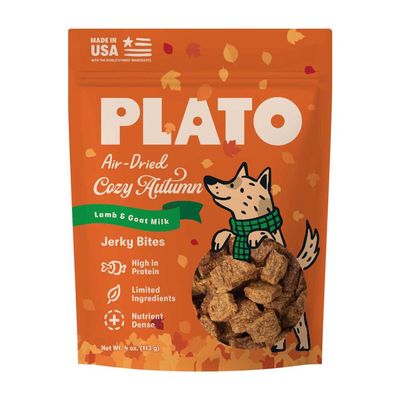 Plato Lamb & Goat Milk Cozy Autumn Jerky Bites, 4 oz