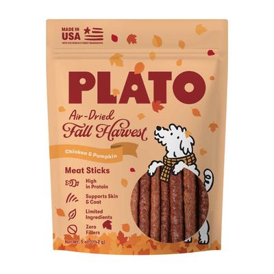 Plato Chicken & Pumpkin Fall Harvest Meat Sticks, 5 oz