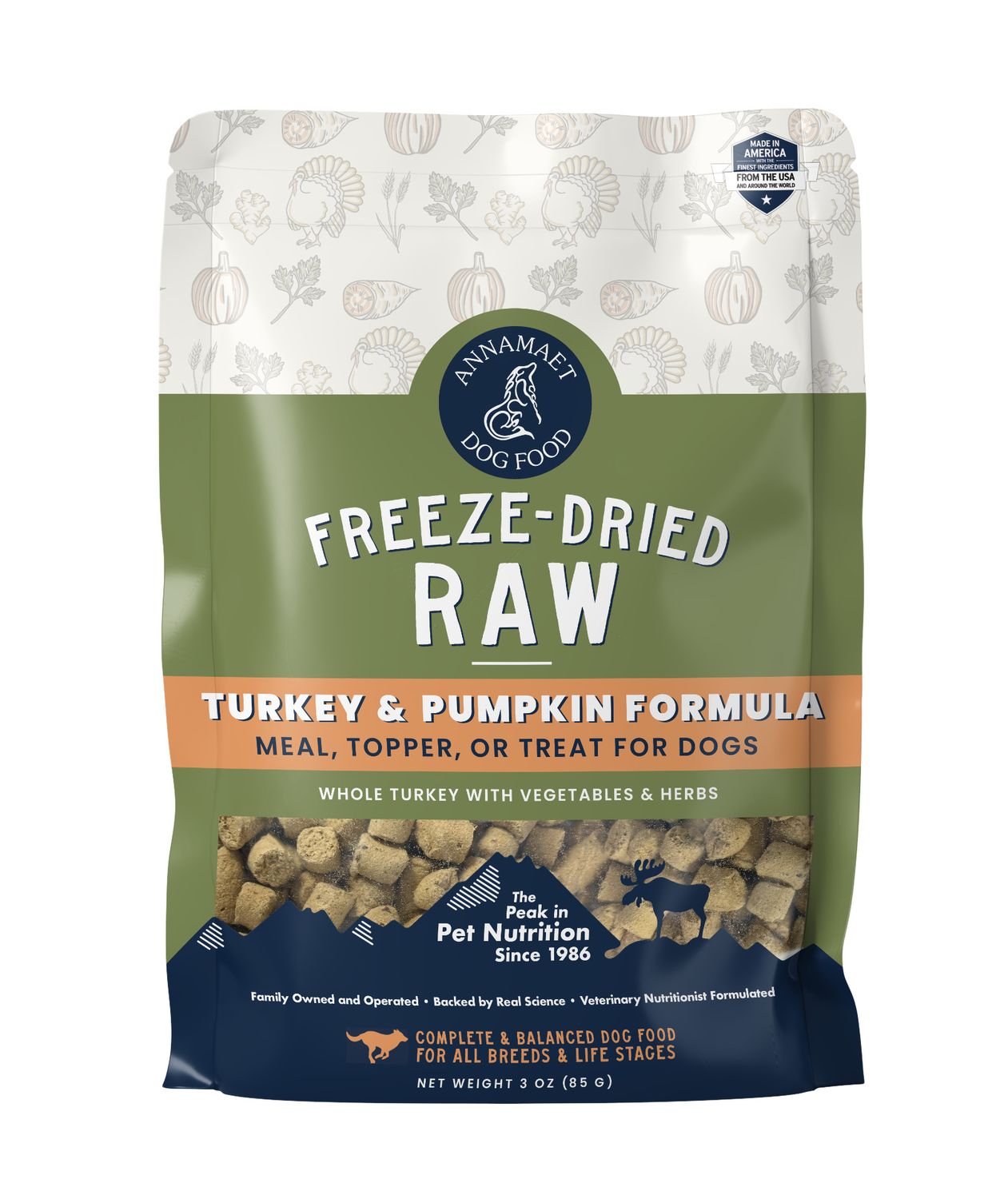 Annamaet Freeze Dried: Turkey, 3 oz