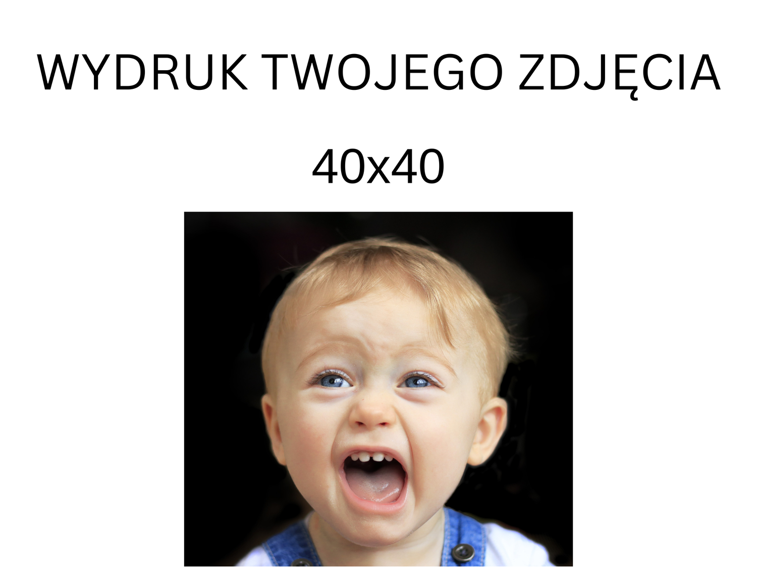 Wydruk fotograficzny 40x40