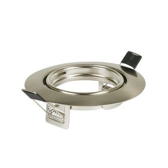 Adurolight® inbouwarmatuur, kantelbaar, chrome, 89 mm, excl. lamp