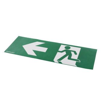 Adurolight® pictogram sticker noodverlichting, pvc, pijl naar links