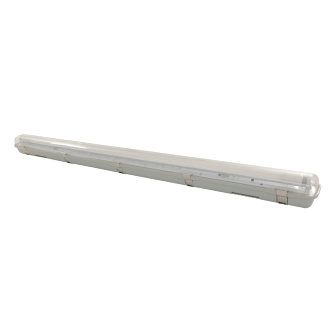 Adurolight® led tl armatuur incl led buis, enkel, spwd, Luuk, 1x 1,2 m, 6000 K