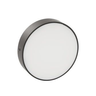 Adurolight® Premium Quality Line led plafondlamp, Venus, zwart, 12 W, 3000 K, non flicker