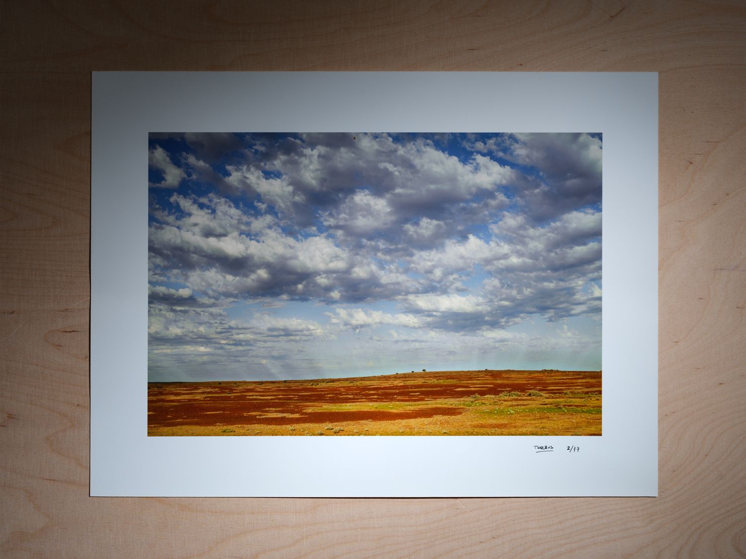&quot;Cisza&quot; z cyklu Terra Australis / wymiar 30 x 40 cm