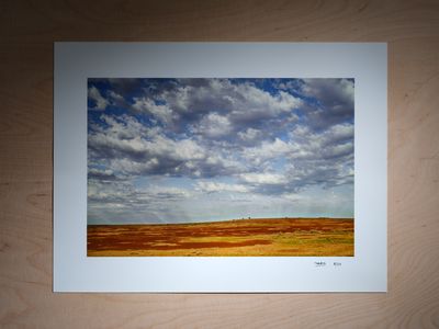 &quot;Cisza&quot; z cyklu Terra Australis / wymiar 30 x 40 cm