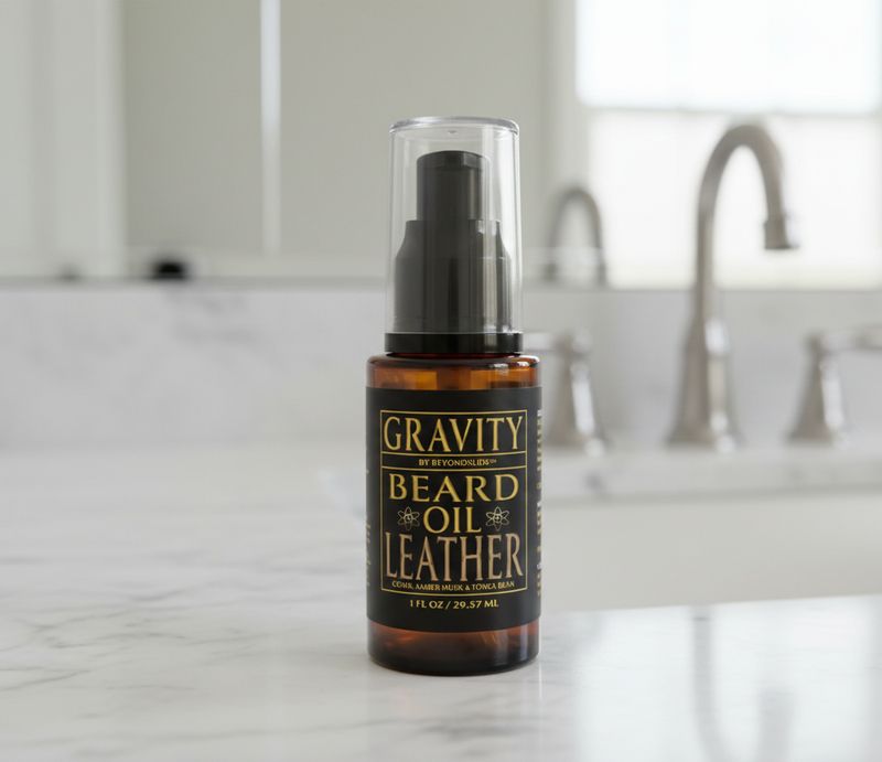 GRAVITY Beard Oil - LEATHER