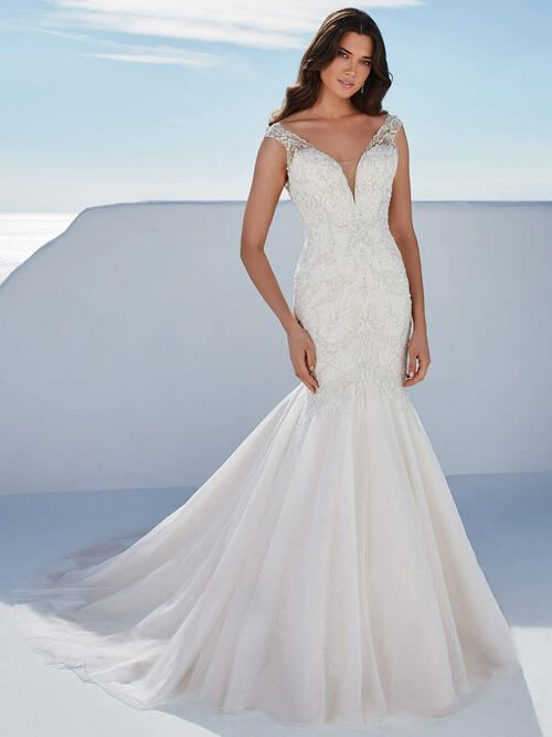 88180, Color: Ivory/Ivory/Silver/Nude, Size: Size 16