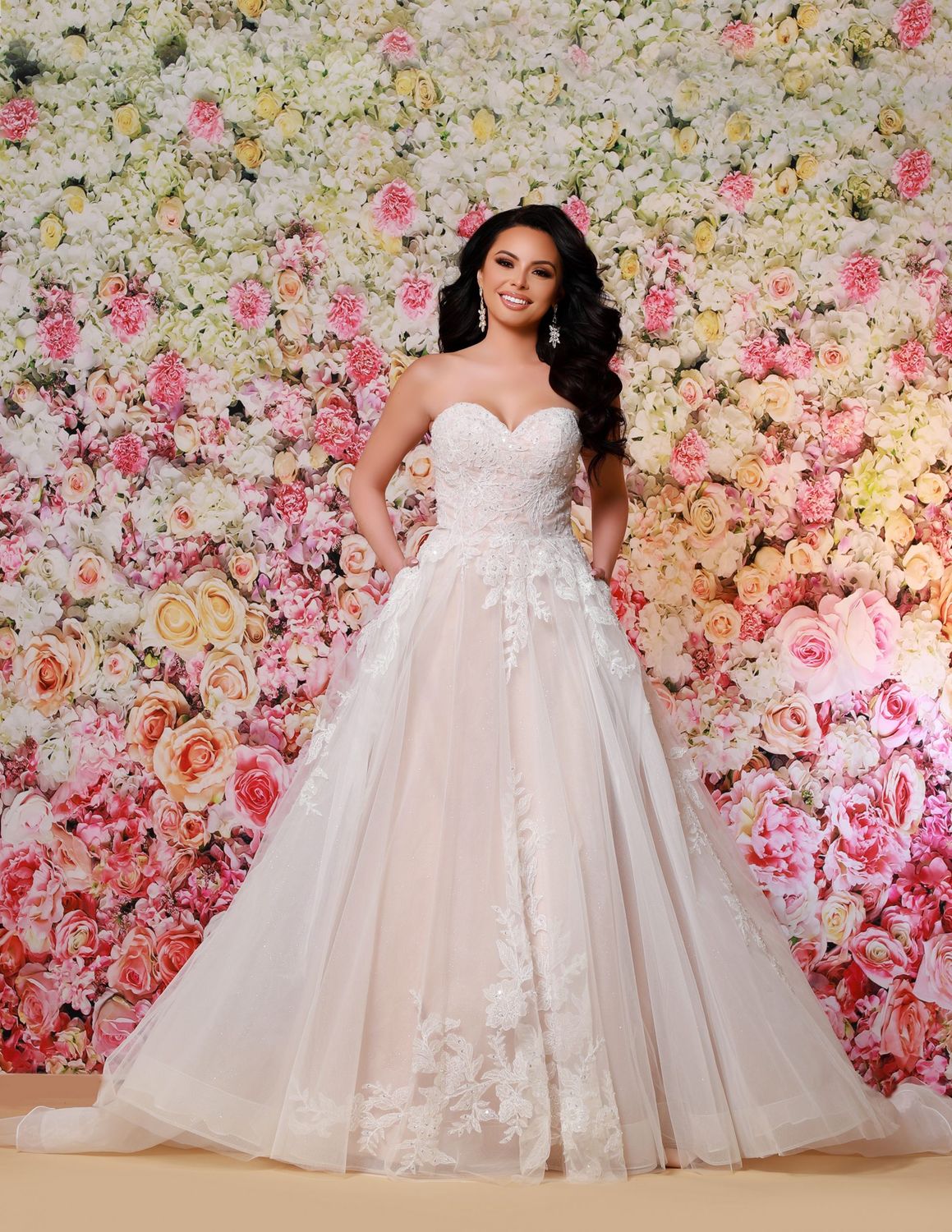 6117NU, Color: Ivory/Nude, Size: Size 12