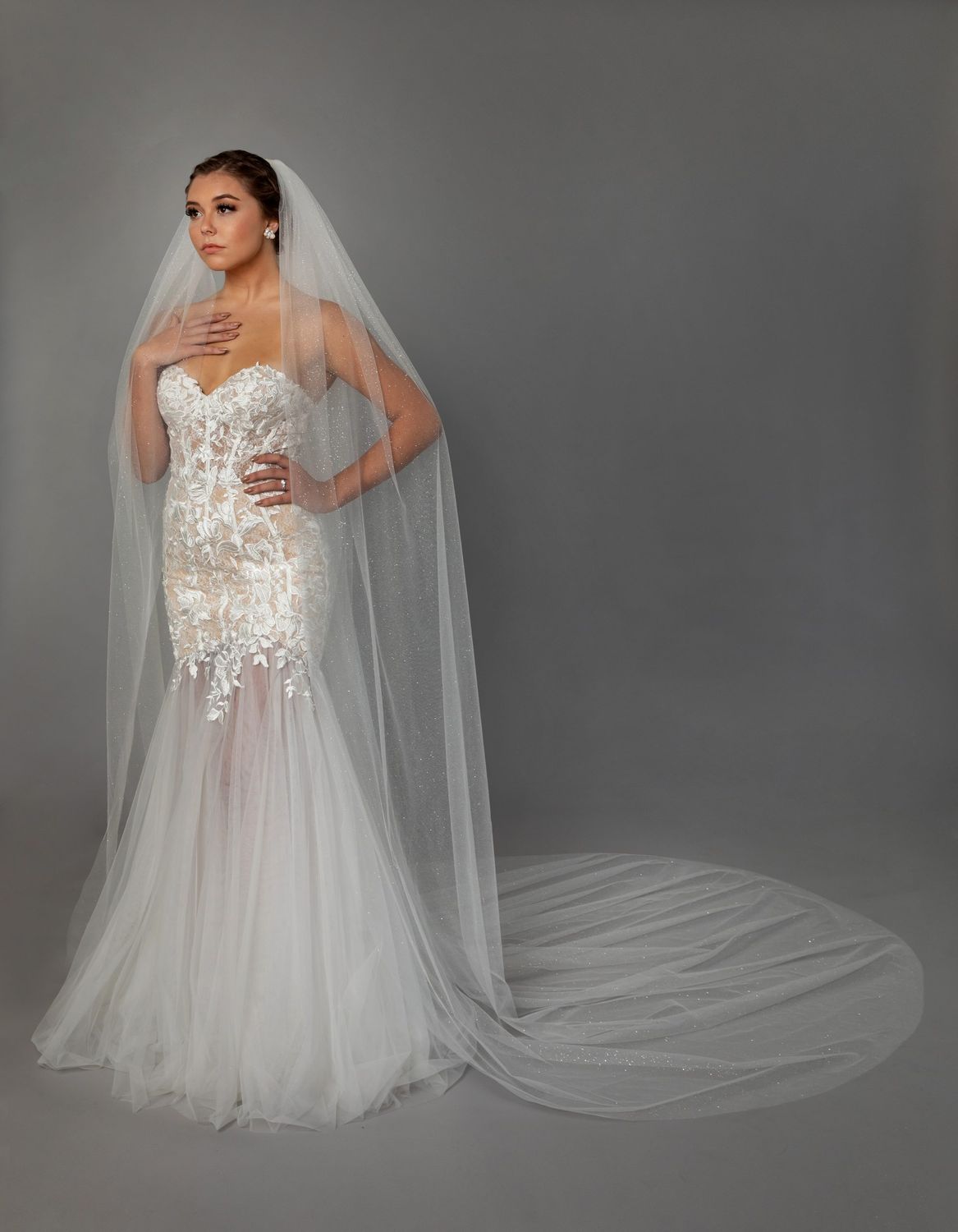 V-783, Color: Ivory/Glitter, Size: 108”x120”