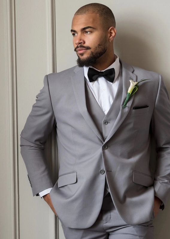 CT701 Light Grey Classic Fit Suit