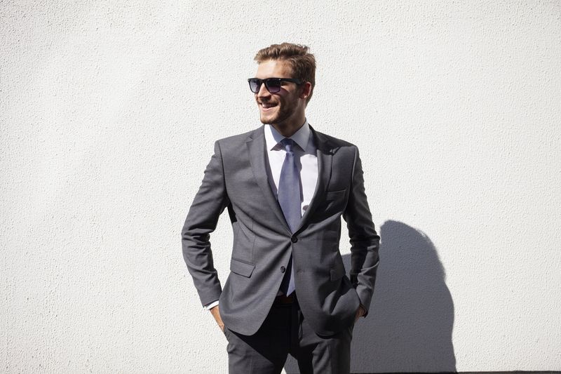 CT601 Medium Gray Slim Fit Suit