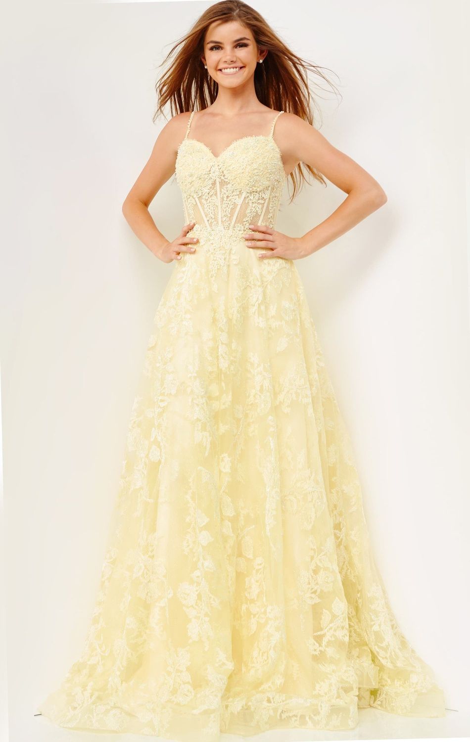 JVN06474, Color: LIGHT-YELLOW, Size: size 2