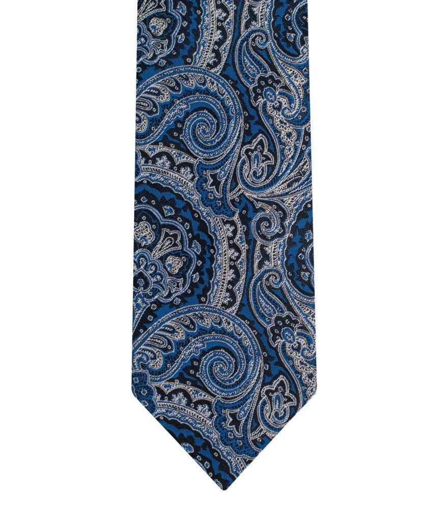 2.75&quot; Paisley Tie Set, Color: 2248-A-Blue Mix