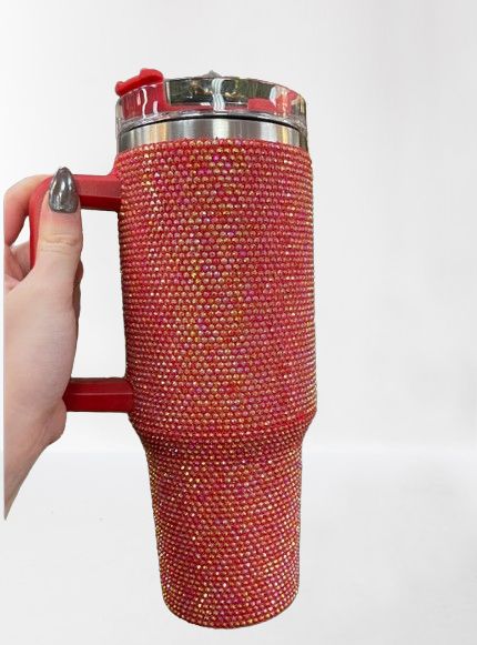 Sparkle Tumblers, Color: RED