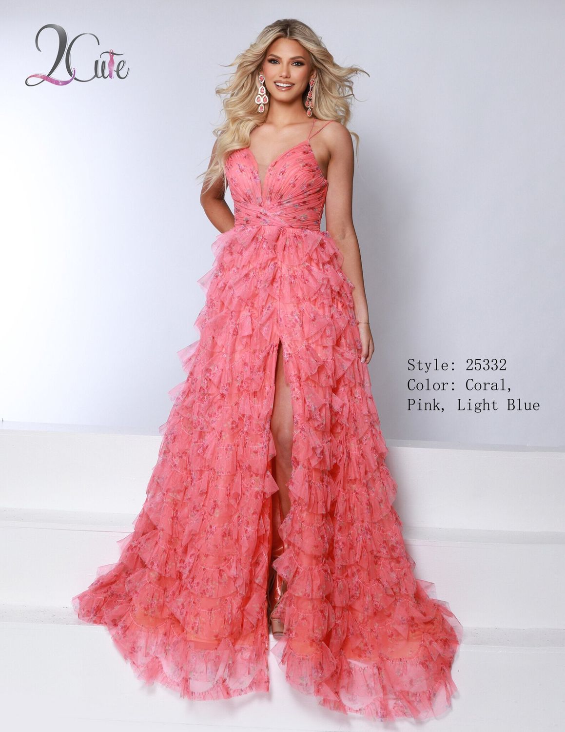 25332, Color: Coral, Size: Size 00