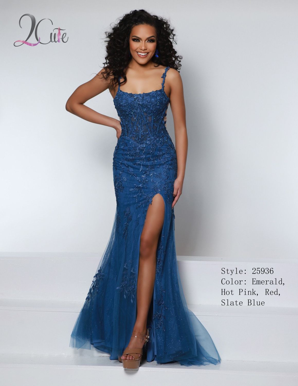 25936, Color: Slate Blue, Size: size 0