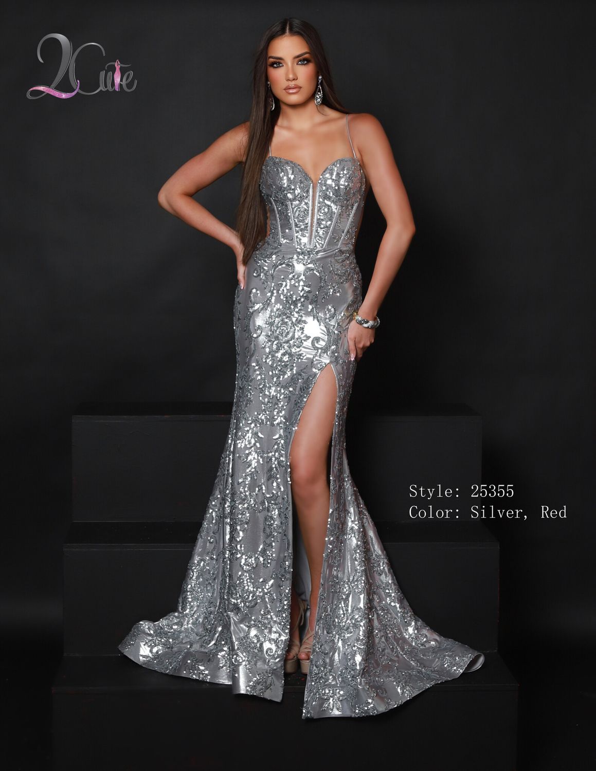 25355, Color: Silver, Size: Size 00