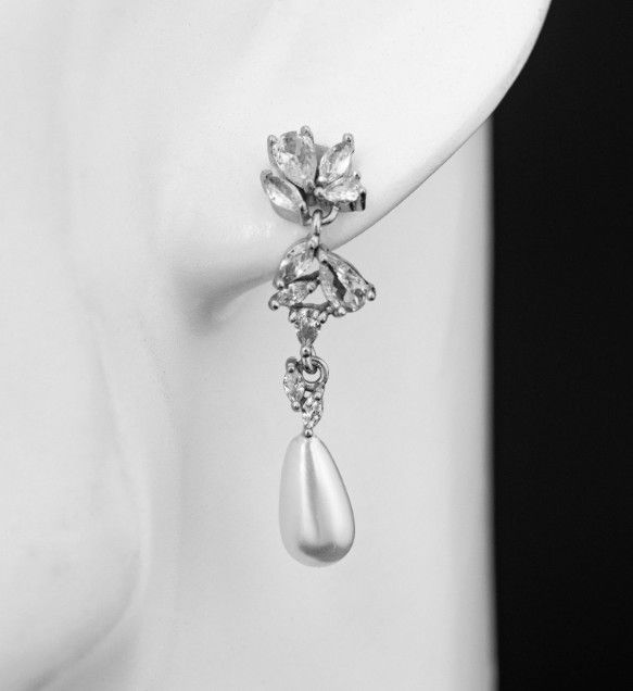 CZ-995, Size: One size, Color: Ivory/Silver