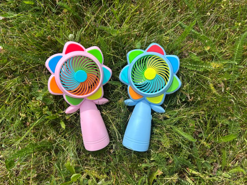 Flower LED Handheld Fan